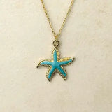 Turquoise StarfishNecklace