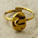 The Bean Adjustable Stainless Steel Ring