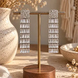 Eyal Dangle Earrings w Color Zirconias