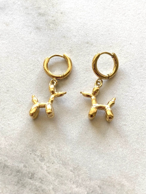 Balloon Dog Stainless Steel Earrings