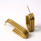 Enzo Stainless Steel Waterproof Earrings