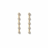 Vai Drop Shape Dangle Earrings w White Zirconias