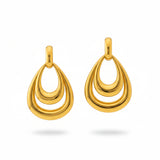 Double Drop Stainless Steel Earrings