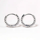 Dixie Stainless Steel Mini Hoop Earrings  