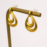 Double Drop Stainless Steel Earrings