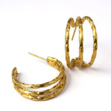 Fizz Stainless Steel Hoop Earrings