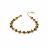 Sona Floral Bracelet w Multicolor Zirconias