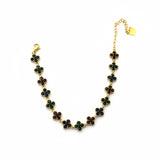 Sona Floral Bracelet w Multicolor Zirconias