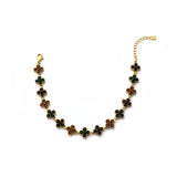 Sona Floral Bracelet w Multicolor Zirconias