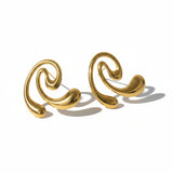 Cumulus Stainless Steel Stud Earrings