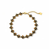 Sona Floral Bracelet w Multicolor Zirconias