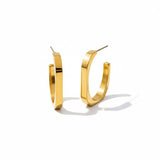 Selen Waterproof Rectangular Form Earrings