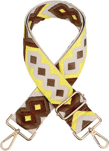 CASSETTE - Icat Wide Strap Brown & Yellow