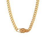 Snake Necklace Gold