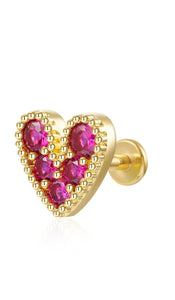 Heart Piercing Pink