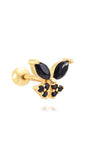 Butterfly Piercing White