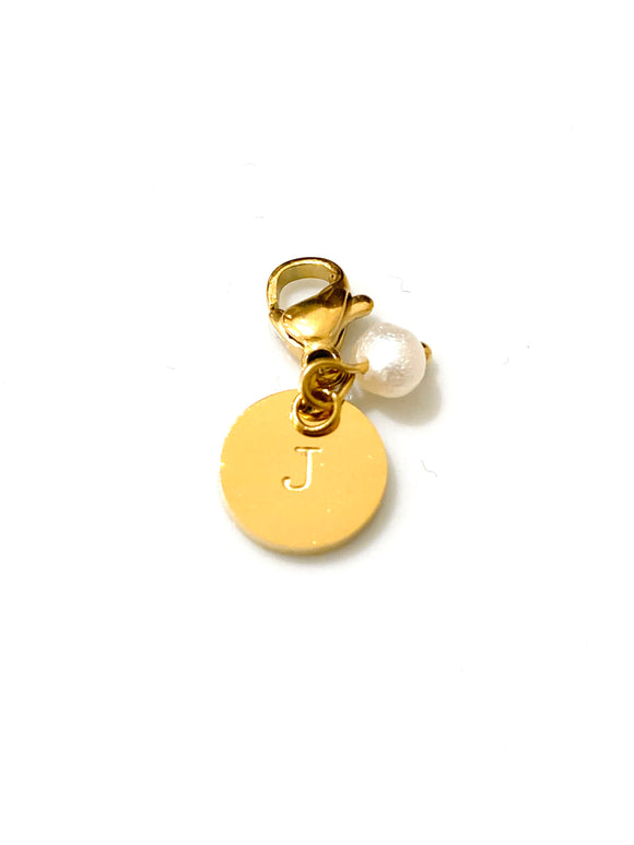 Initial Charm Necklace M Gold – Cassette Barcelona