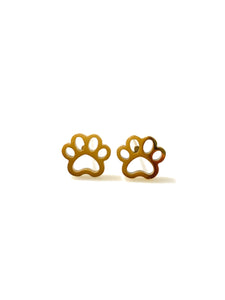 Paw Studs Gold