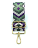 CASSETTE - Icat Wide Strap Green & Lilac