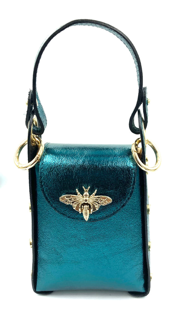 Cassette - The Bee Bag Metallic Oil Green