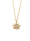 Lotus Necklace Gold