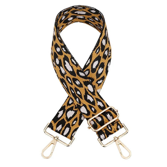 CASSETTE - Leopard Strap Yellow & White