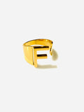 M Initial Ring Gold