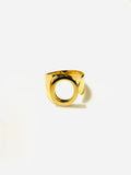 M Initial Ring Gold