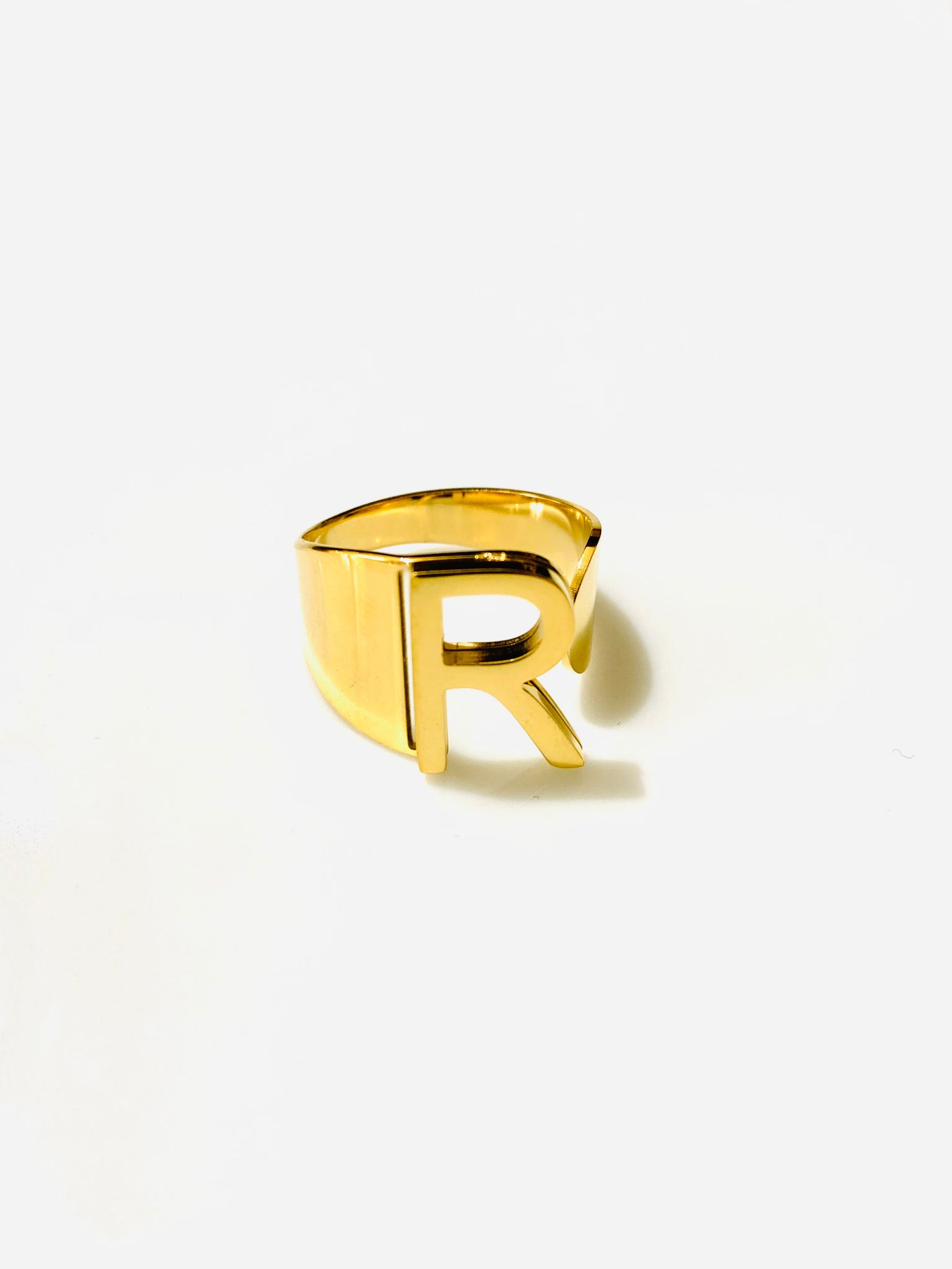 Best Stainless Steel Rings | Ring Stainless Steel Letter R | Rings Couple  Initial - Rings - Aliexpress