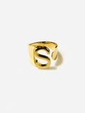 A Initial Ring Gold