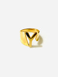 A Initial Ring Gold