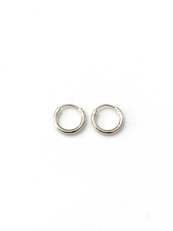 Lia Mini Hoops Silver