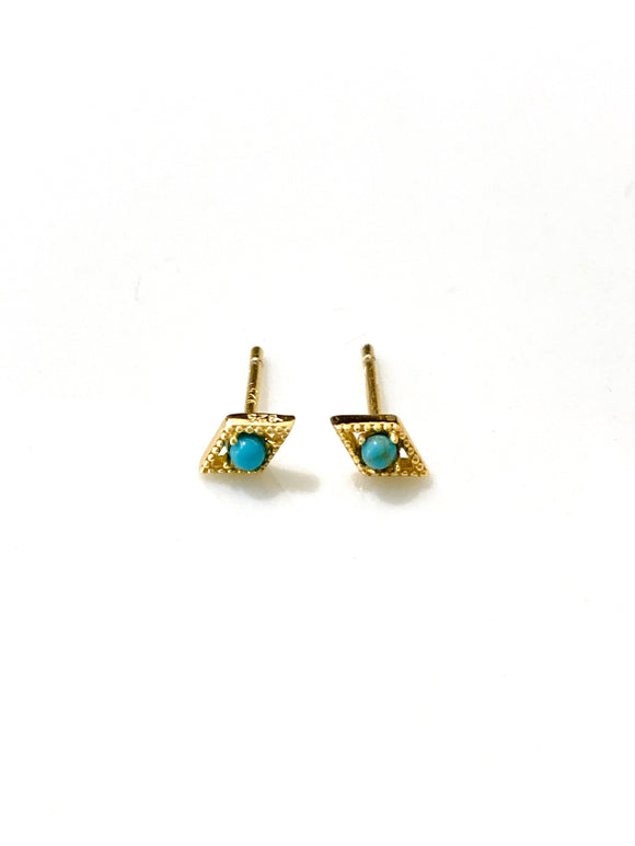 Evie Studs Gold