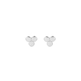 Sterling Silver Dots Studs Gold