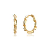 Sterling Silver Sequential Hoops