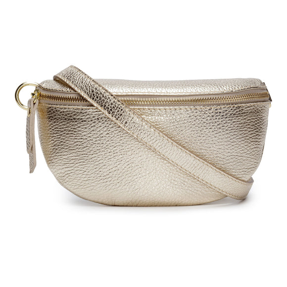 CASSETTE - Leather & Rattan Fanny Pack Taupe – Cassette Barcelona