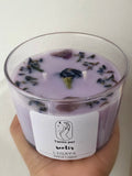 Crystal Infused Candle - Purple Blossoms